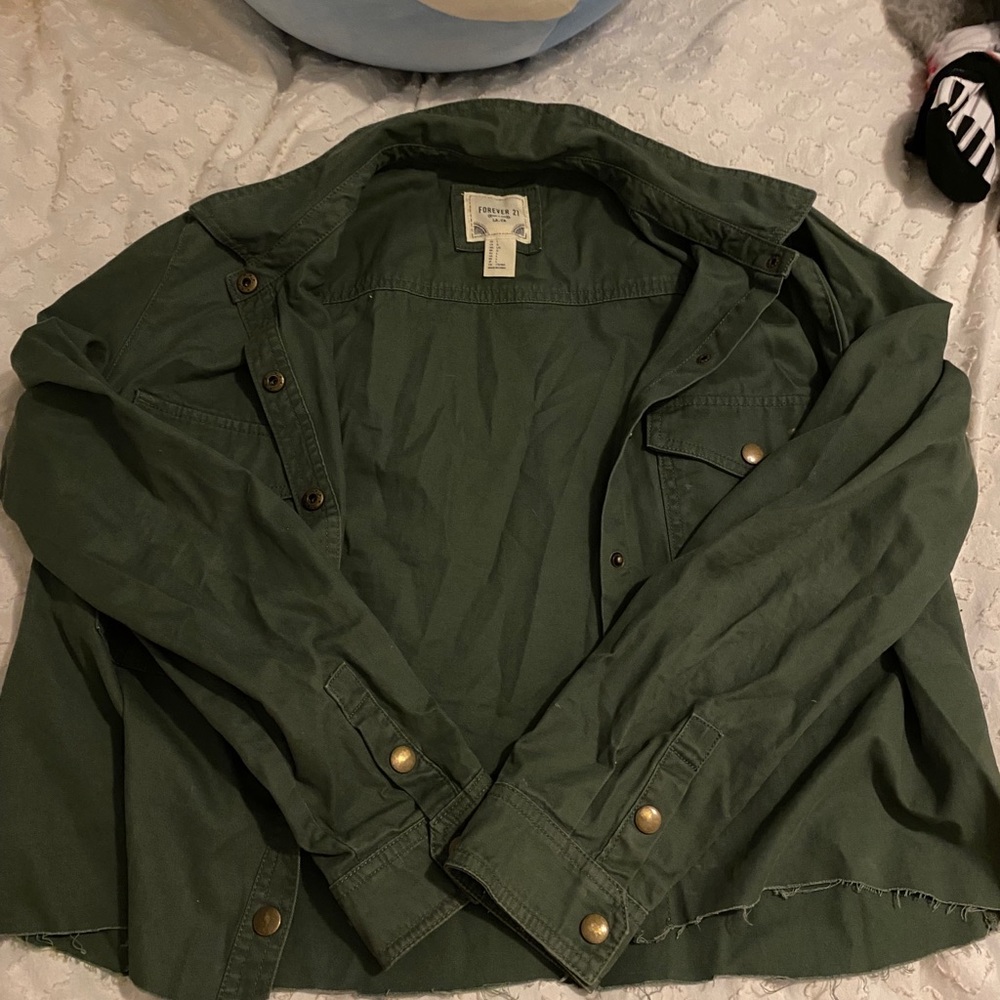 army green jacket